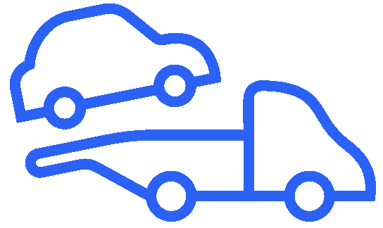 Car tow icon