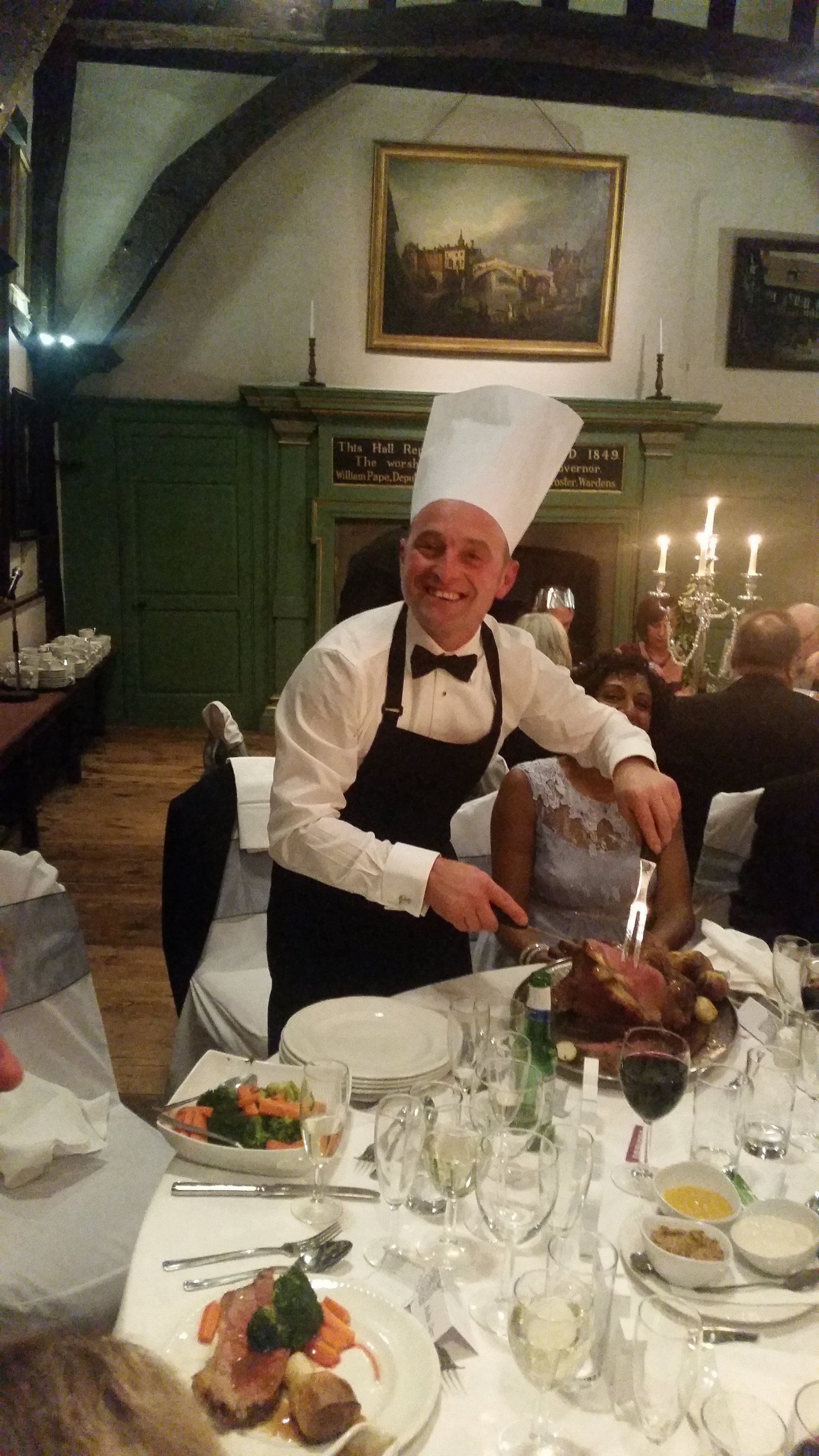 Guest Carving Your Wedding Breakfast