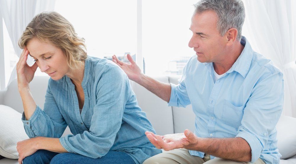 Gray Divorce upset woman
