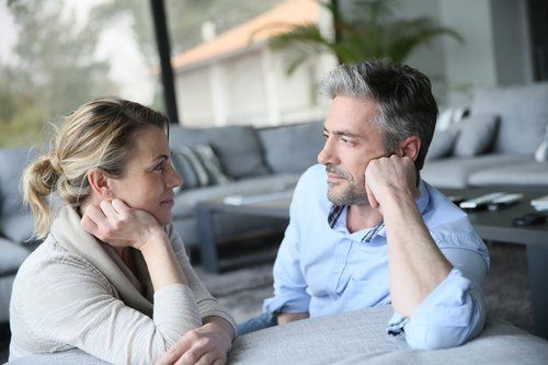 Unhappy Couple Gray Divorce