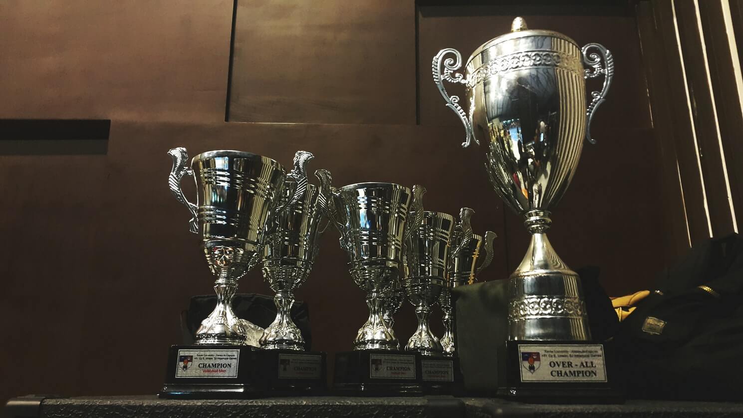 trophy case memorial service ideas