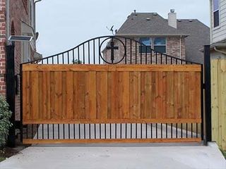 wooden gate wooden gate