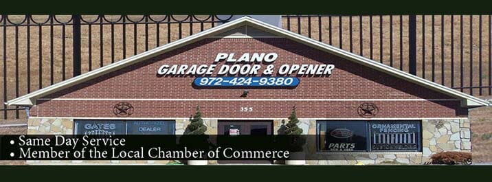 Plano Garage Door old store front - dallas metroplex in Plano, TX