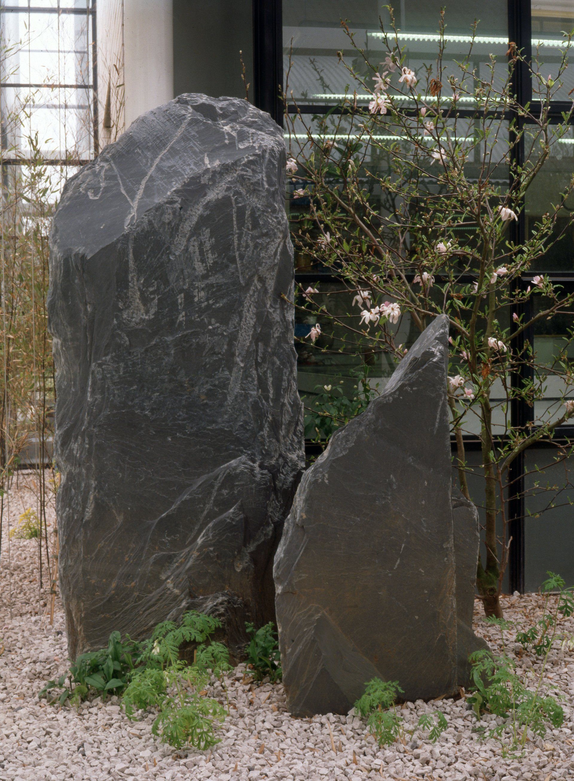 Slate columns standing stones