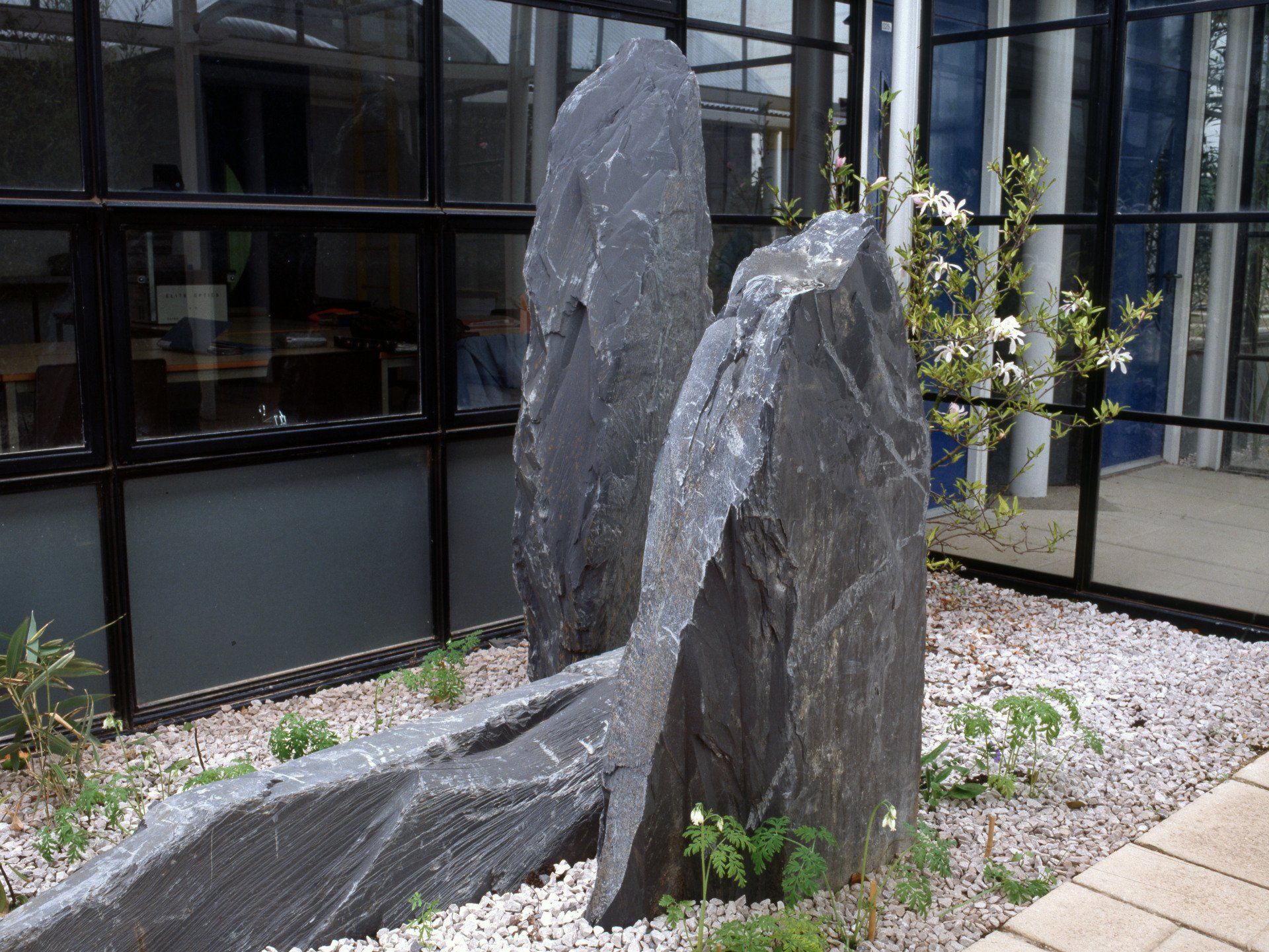 Slate columns standing stones