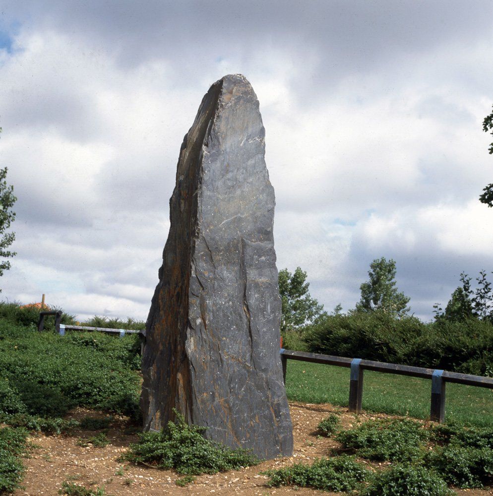 Slate columns standing stones