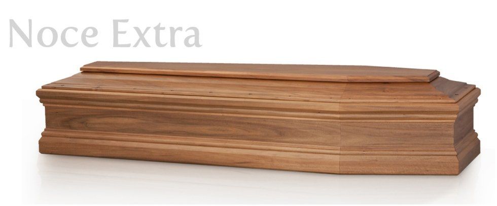 cofano funebre in noce extra