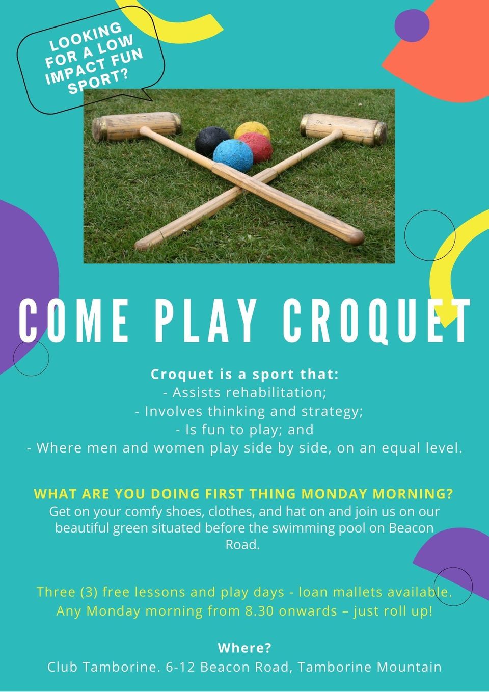 Croquet - fun for all