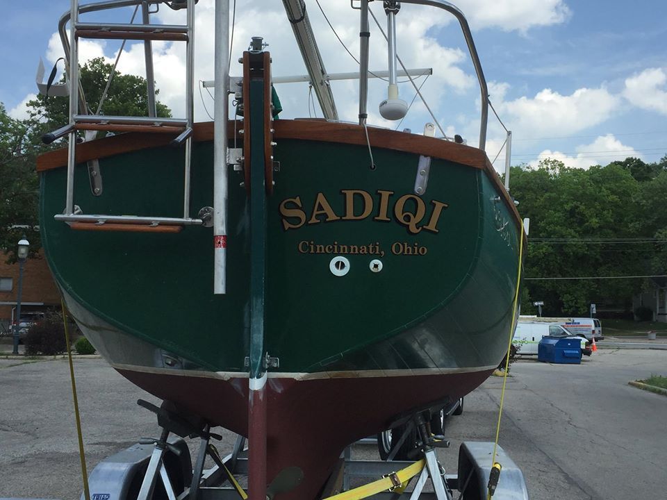 CDS Signs Painted Boat