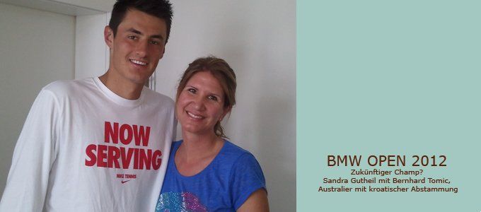 Mit Bernhard Tomic bei den BMW Open
