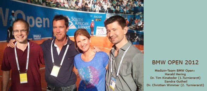 Ärzte und Physioteam  „BMW Open 2012“