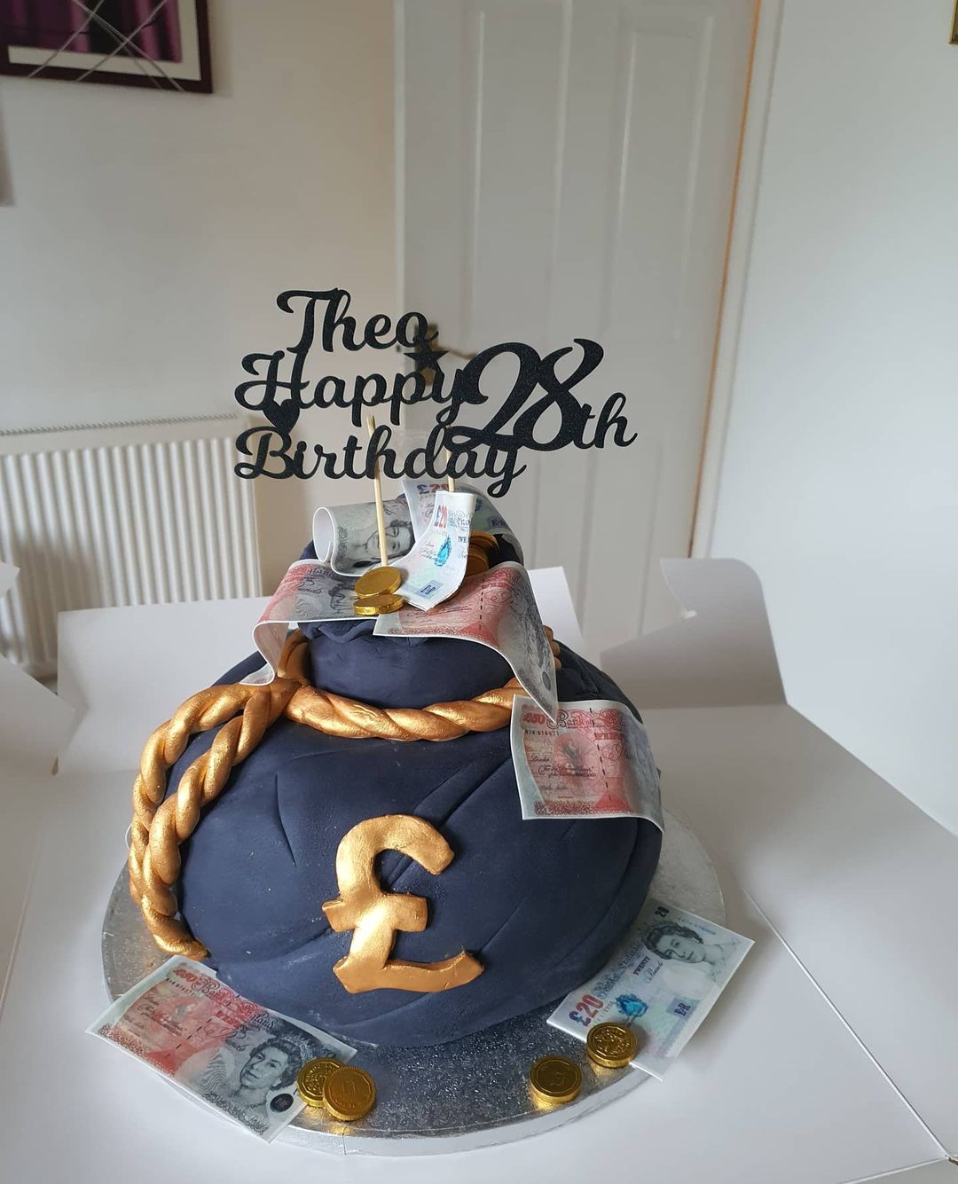 28th birthday cake