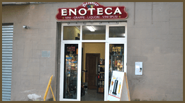 interno dell'enoteca enoteca