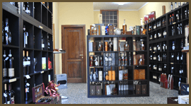 interno dell'enoteca enoteca
