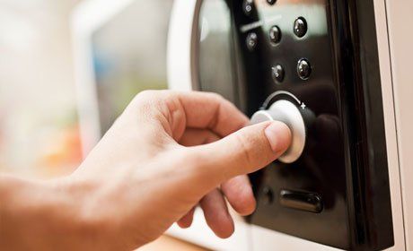 microwave settings nob