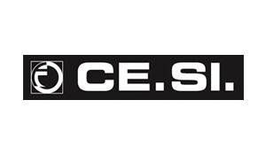 Logo a banner nero con testo bianco “CE.SI.” e un’icona circolare a sinistra.