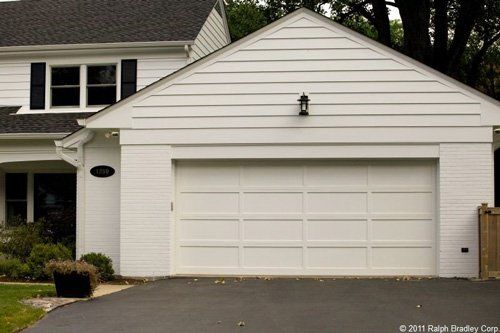 White Garage — Signal Hill, CA — Edgemont Garage Door Service White Garage — Signal Hill, CA — Edgemont Garage Door Service