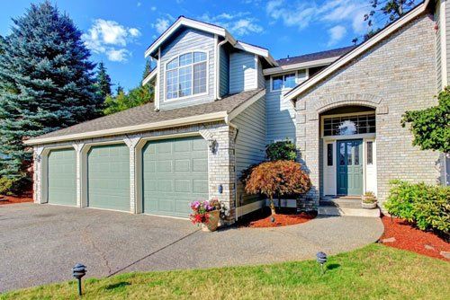 Residential Garage Doors — Triple Garage Doors in Long Beach, CA Residential Garage Doors — Triple Garage Doors in Long Beach, CA