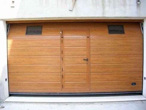 porta garage in legno