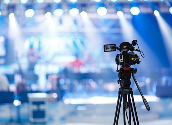 TV Camera In A Concert Hall — Newtown, PA — Piccolo Trattoria Italian Catering