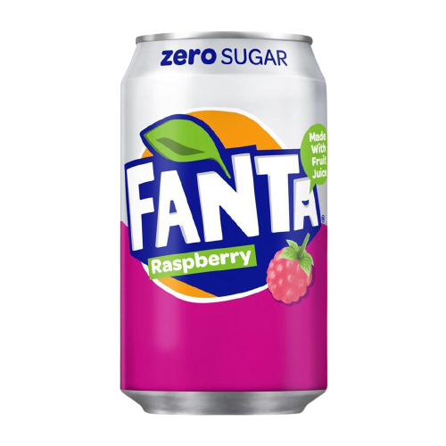 Fanta Zero Sugar Raspberry Soda