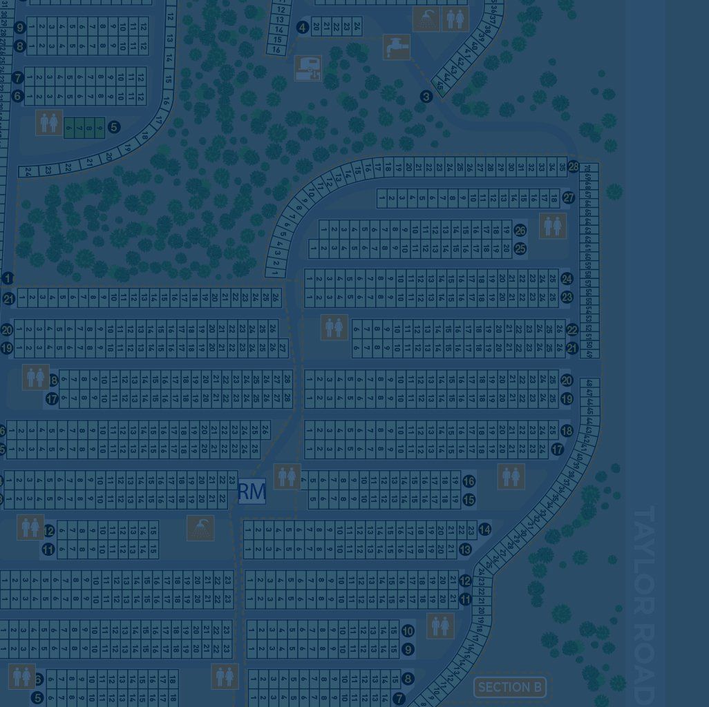Brooklyn Trails Campground map