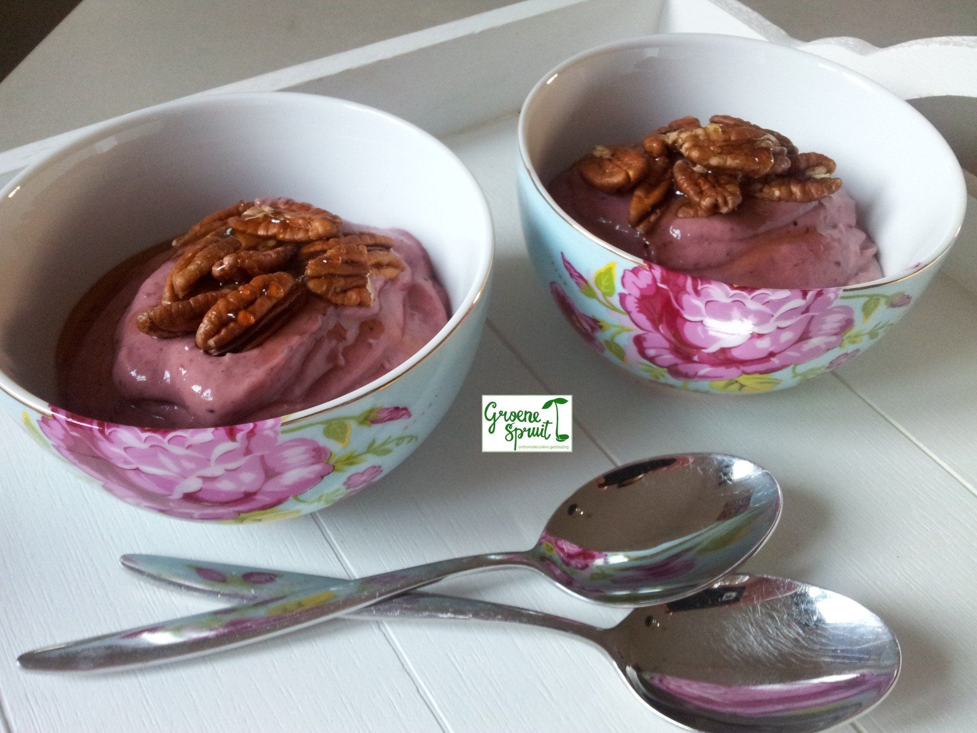 Frambozen mousse ontbijt paleo oerdieet