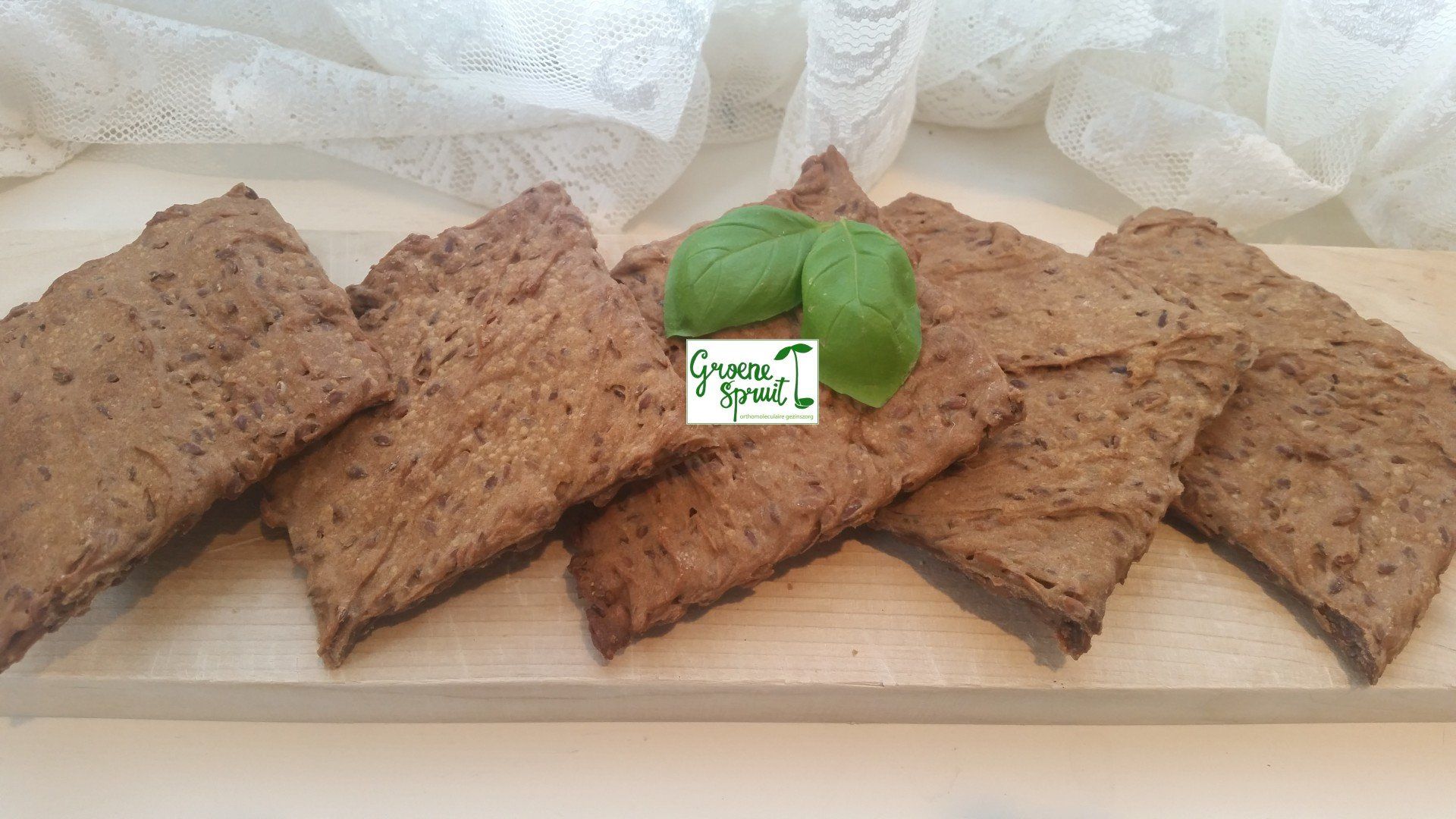 Lijnzaad crackers paleo oerdieet