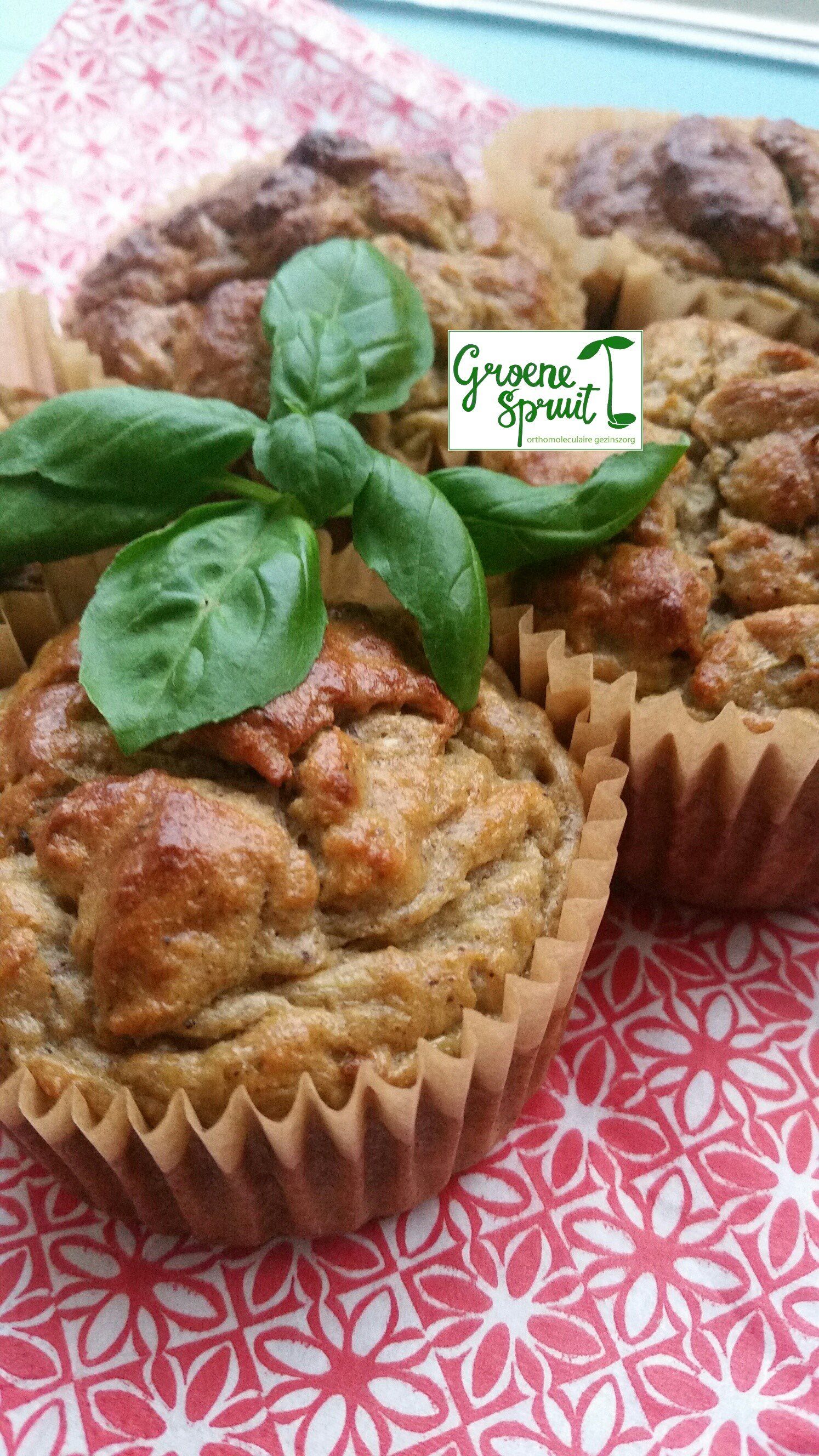 Hartige muffins prei paleo oerdieet