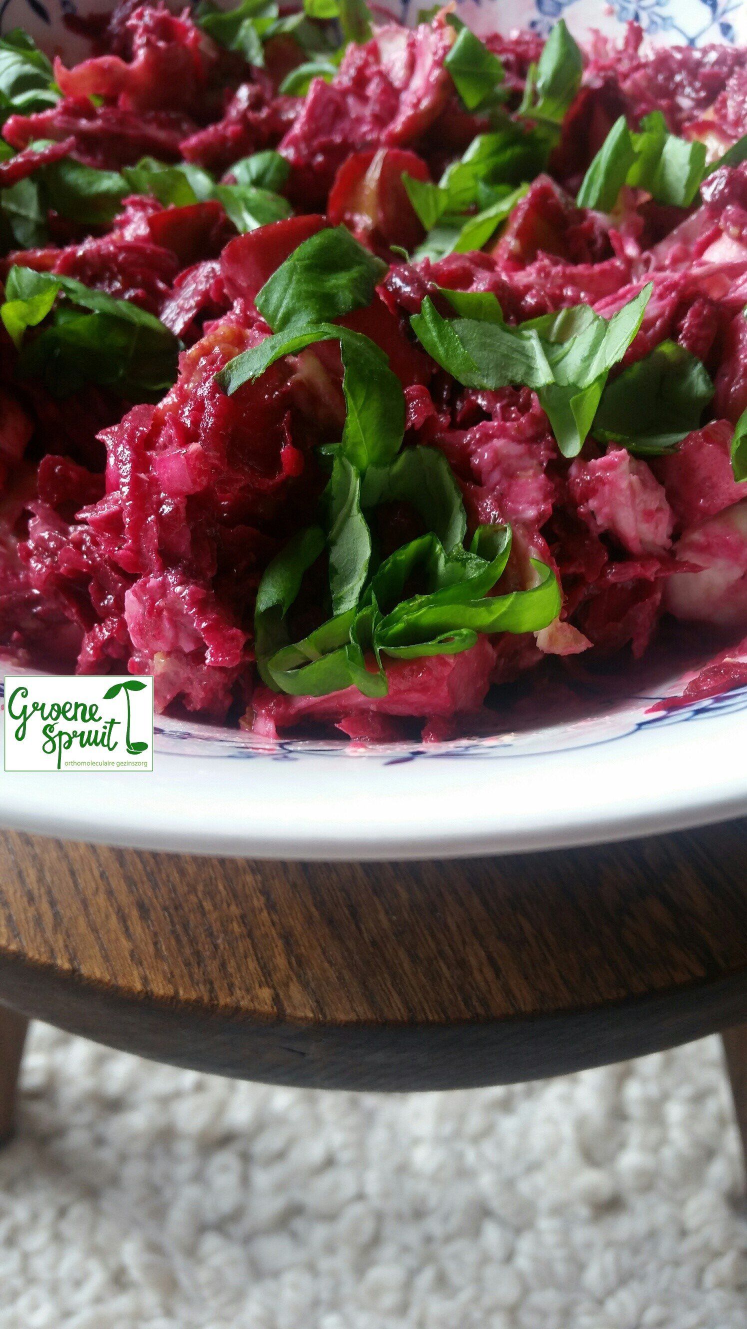 Salade bieten makreel paleo oerdieet