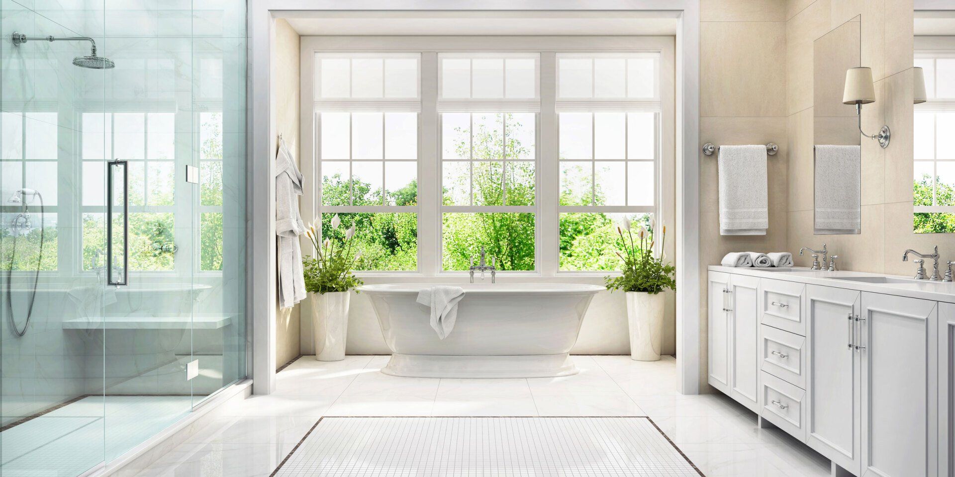 White Bathroom — Chittenango, NY — J & J Painting and Son
