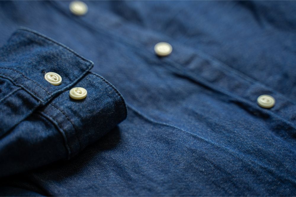 camicia blu