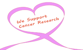 We support cancer research We support cancer research