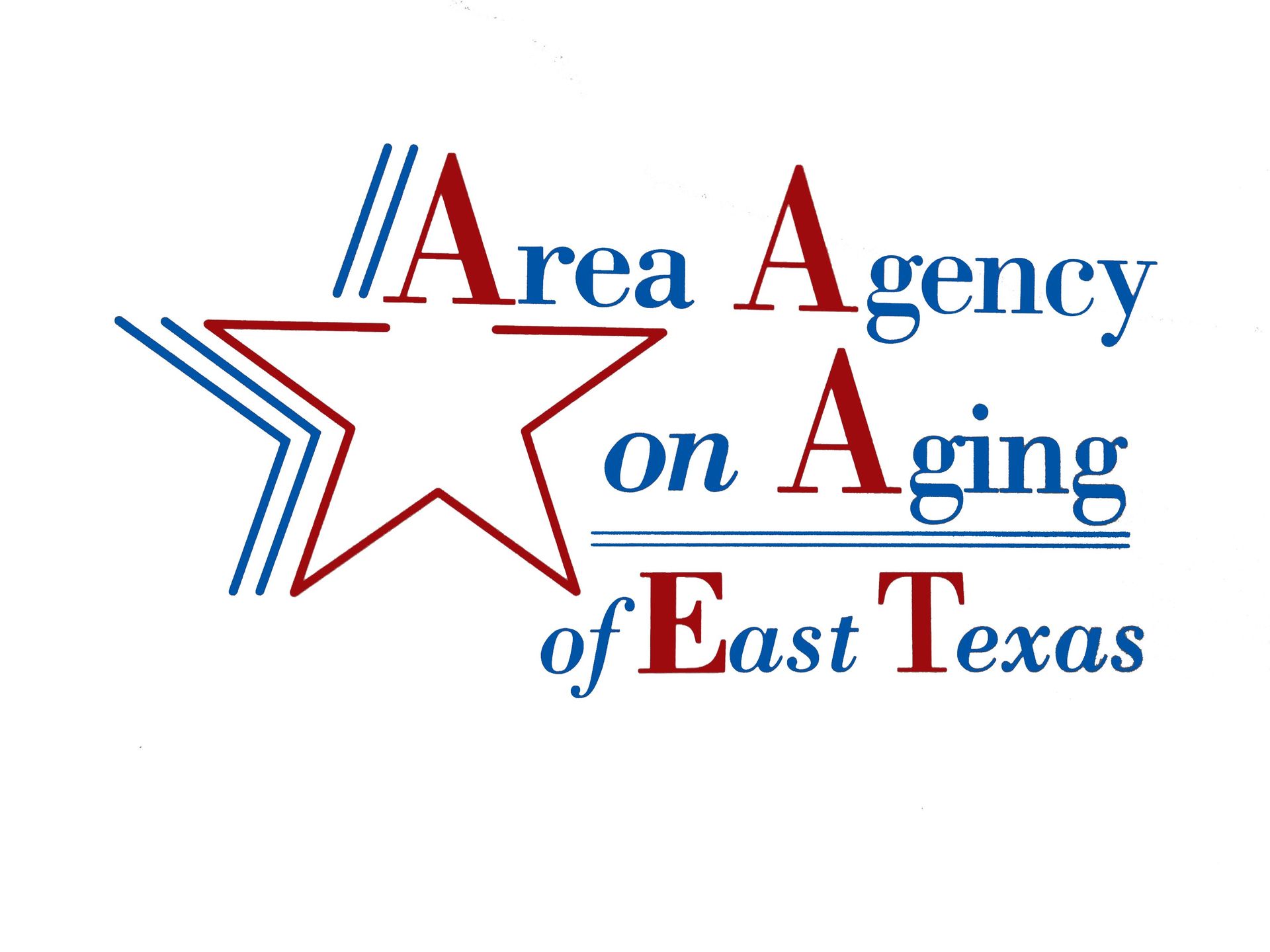 A logo for the area agency on aging of east texas