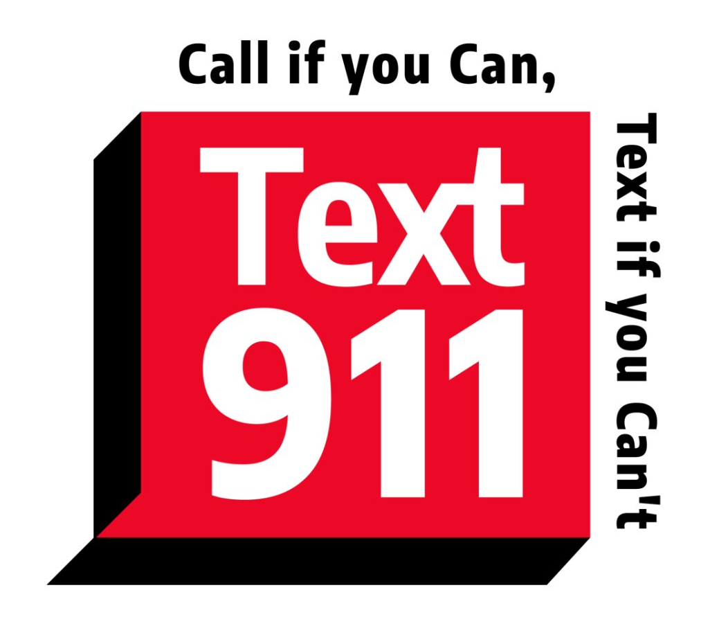 A red sign that says call if you can text if you can 't