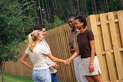 Rental Property — People Handshaking in Front of House in Pleasanton, CA