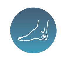 Relief of painful foot conditions icon