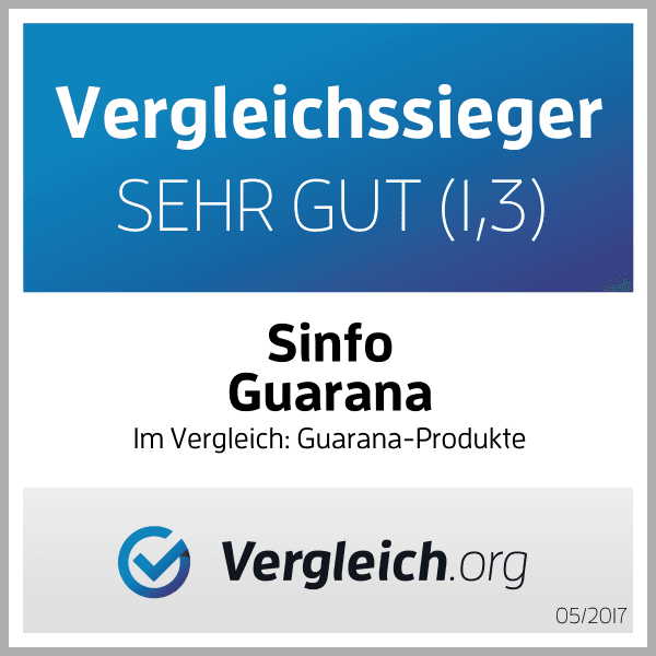 Vergleichssieger - Sehr Gut Sinfo Guarana - Bio