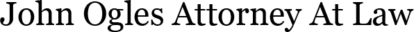 John Ogles Attorney At Law - LOGO