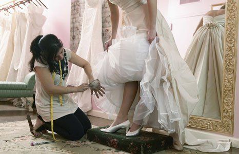 Bridal gown alterations