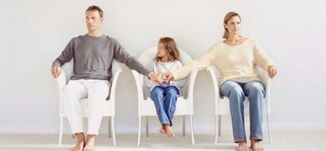 a couple and a child
