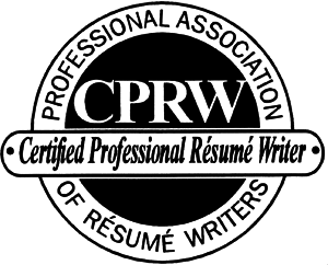 The logo for the professional association of certified professional resume writers