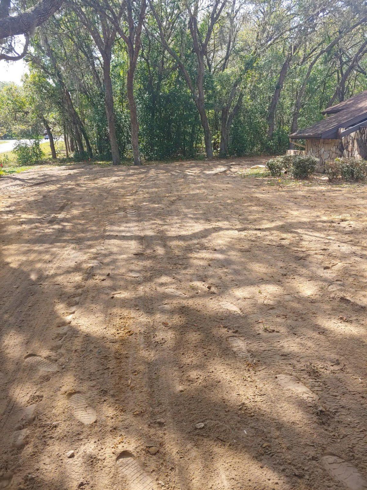 Drainage Covered with Dirt and Graded — Hernando, FL — Ace Septic