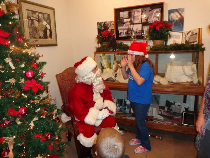 Child with Santa Claus