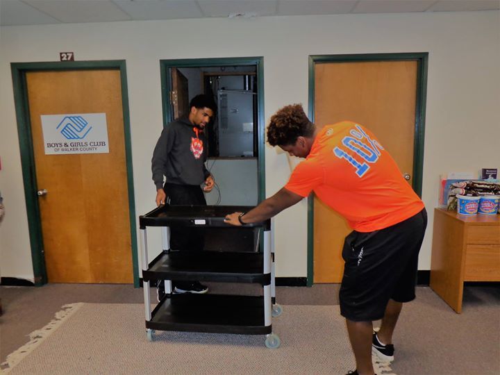Volunteers at Administrative office