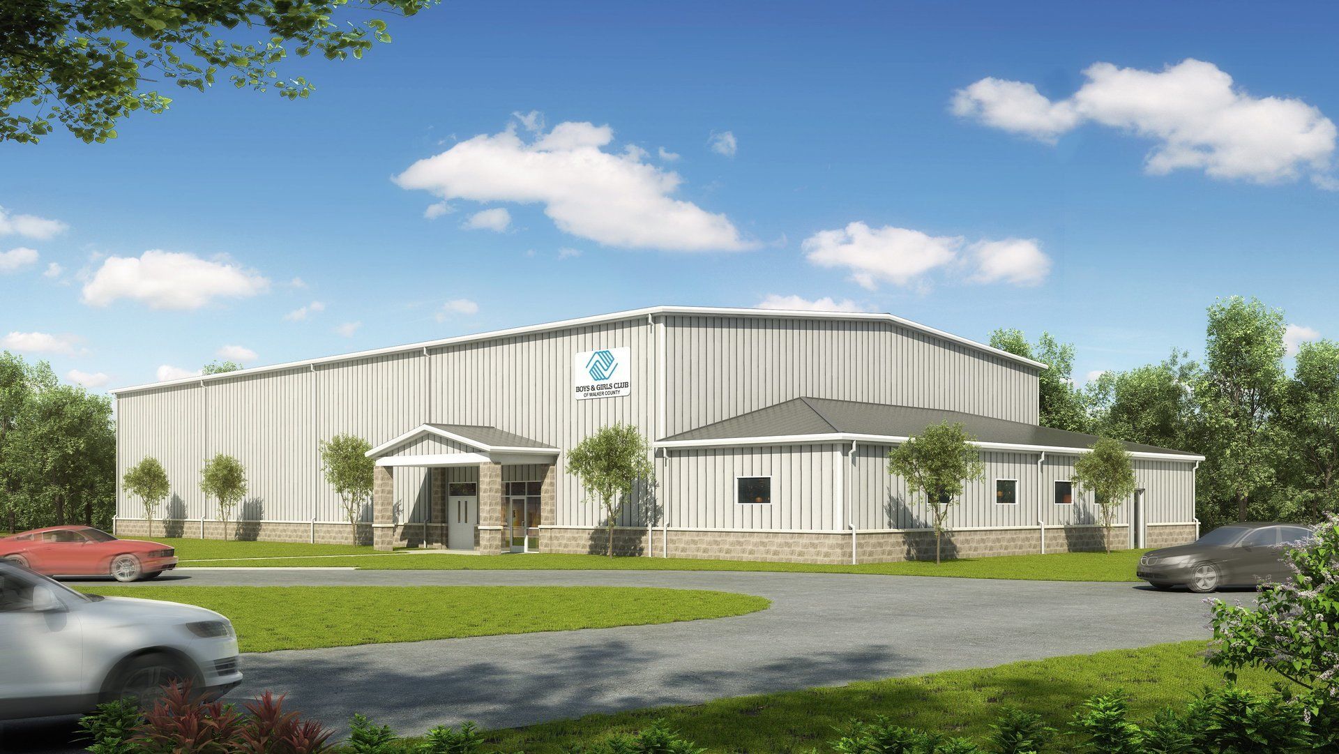 Artist's rendering of new clubhouse
