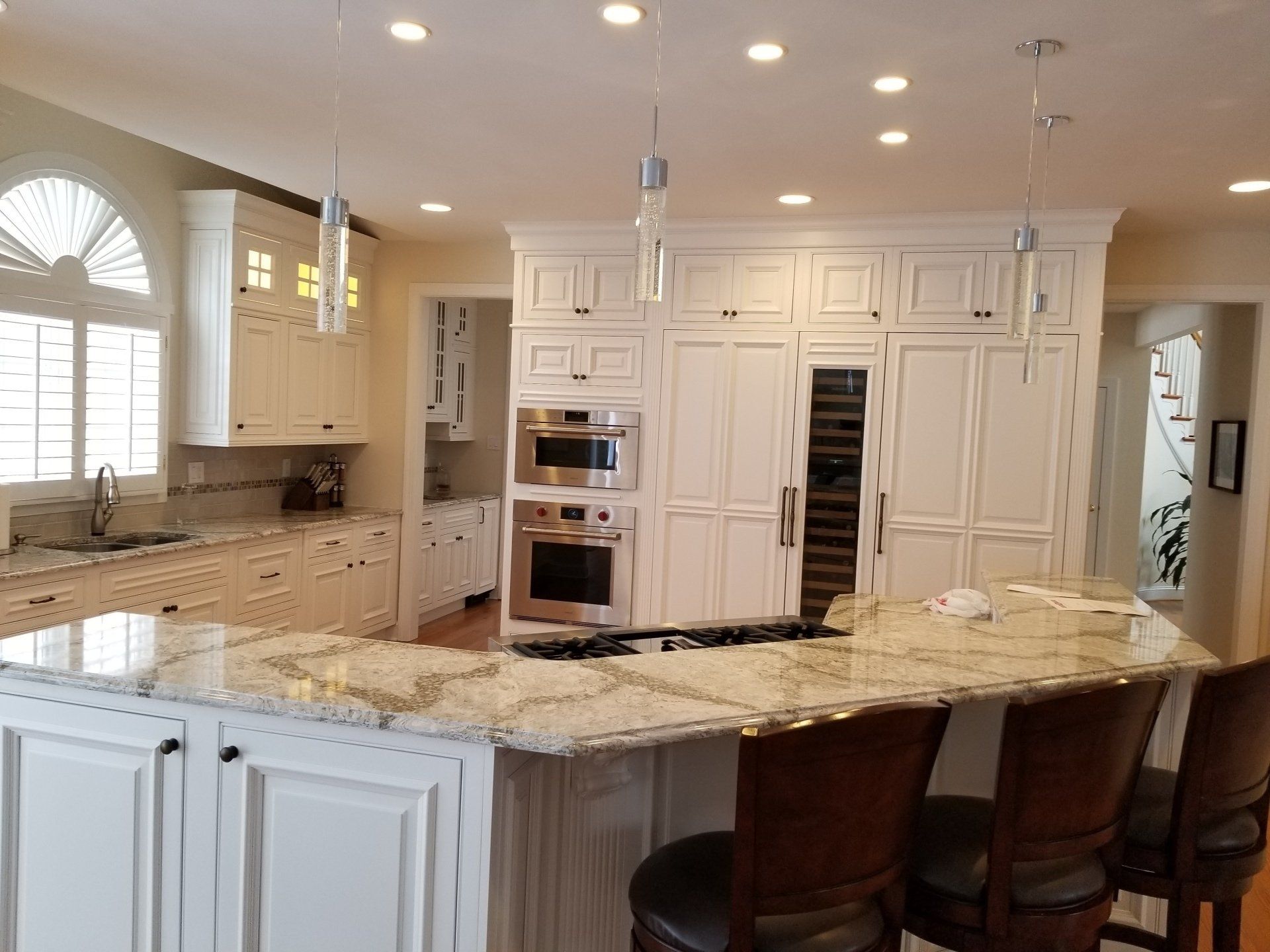 Kitchen Countertops —Granite Countertops in White Kitchen in Wilmington, DE