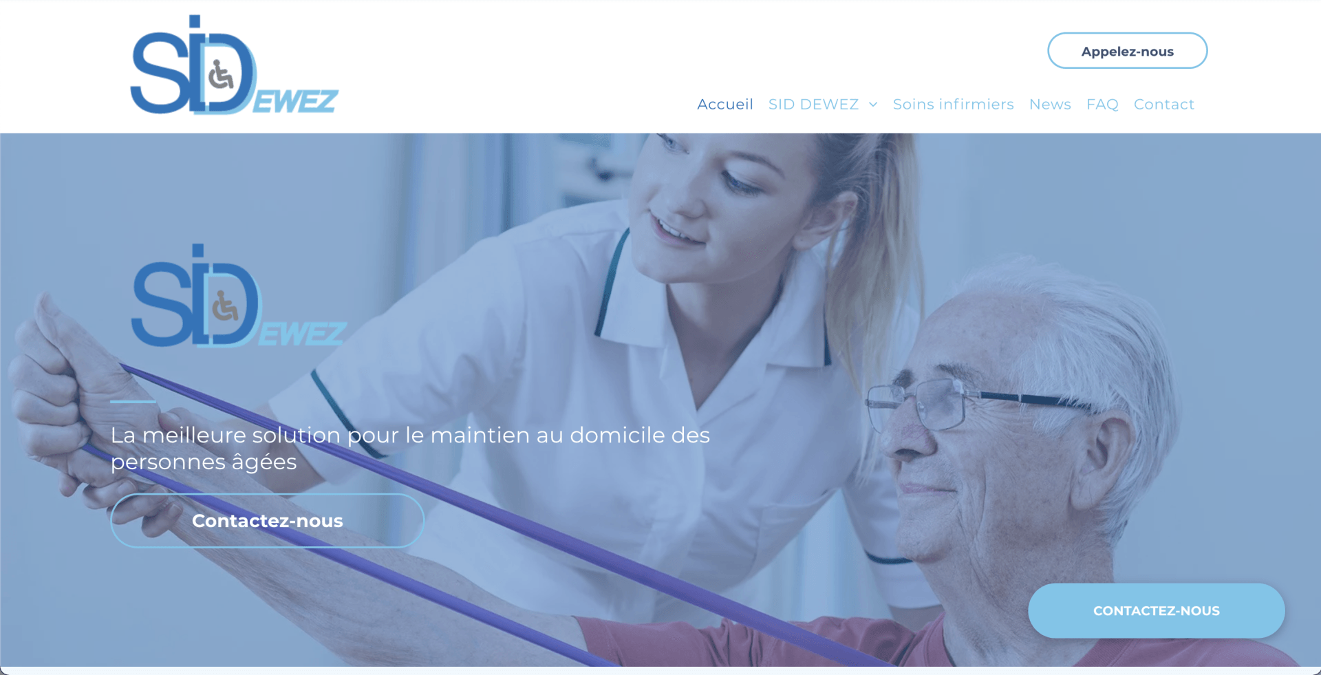 SID Dewez a fait appel à VERSUS Communication pour créer son site!..