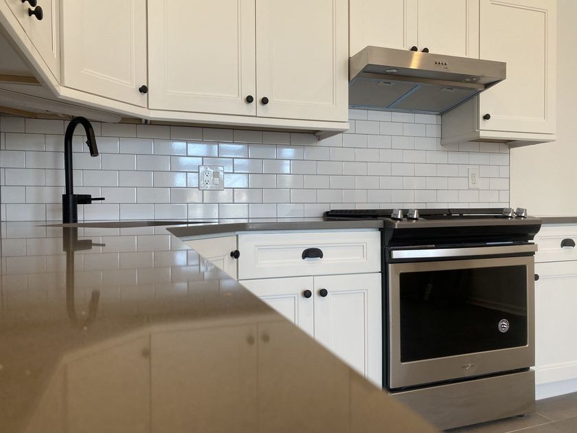 Beautiful White Countertop — Brick, NJ — Spaulding Fabricators Beautiful White Countertop — Brick, NJ — Spaulding Fabricators