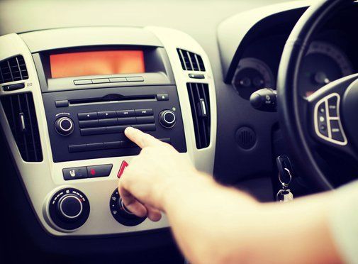 car settings panel